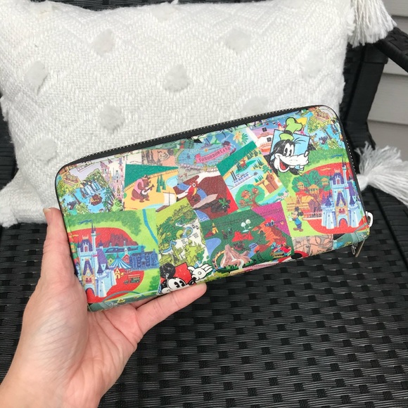 Disney Parks Collage Loungefly Wallet 🏰 - Picture 4 of 16